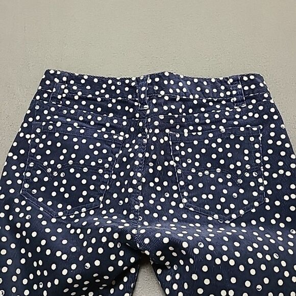 Vineyard Vines Womens Jeans 4 Polka Dot Blue Corduroy Pants - Picture 15 of 16